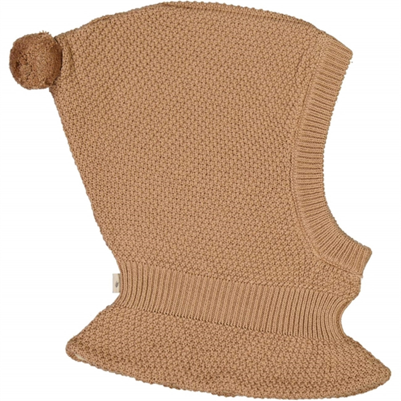Wheat Knitted Balaclava Pomi Affogato 3