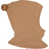 Wheat Knitted Balaclava Pomi Affogato 3