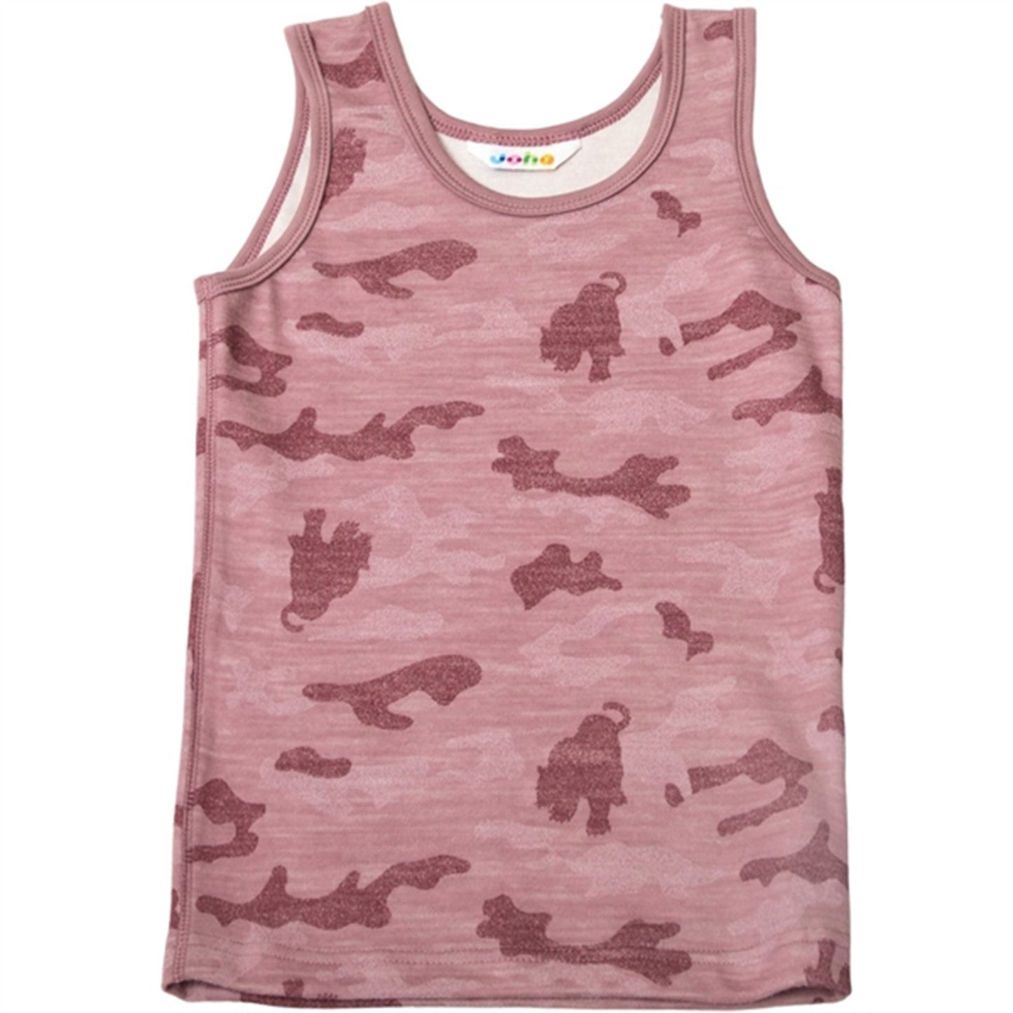 Joha Wool/Cotton Rose AOP Undershirt