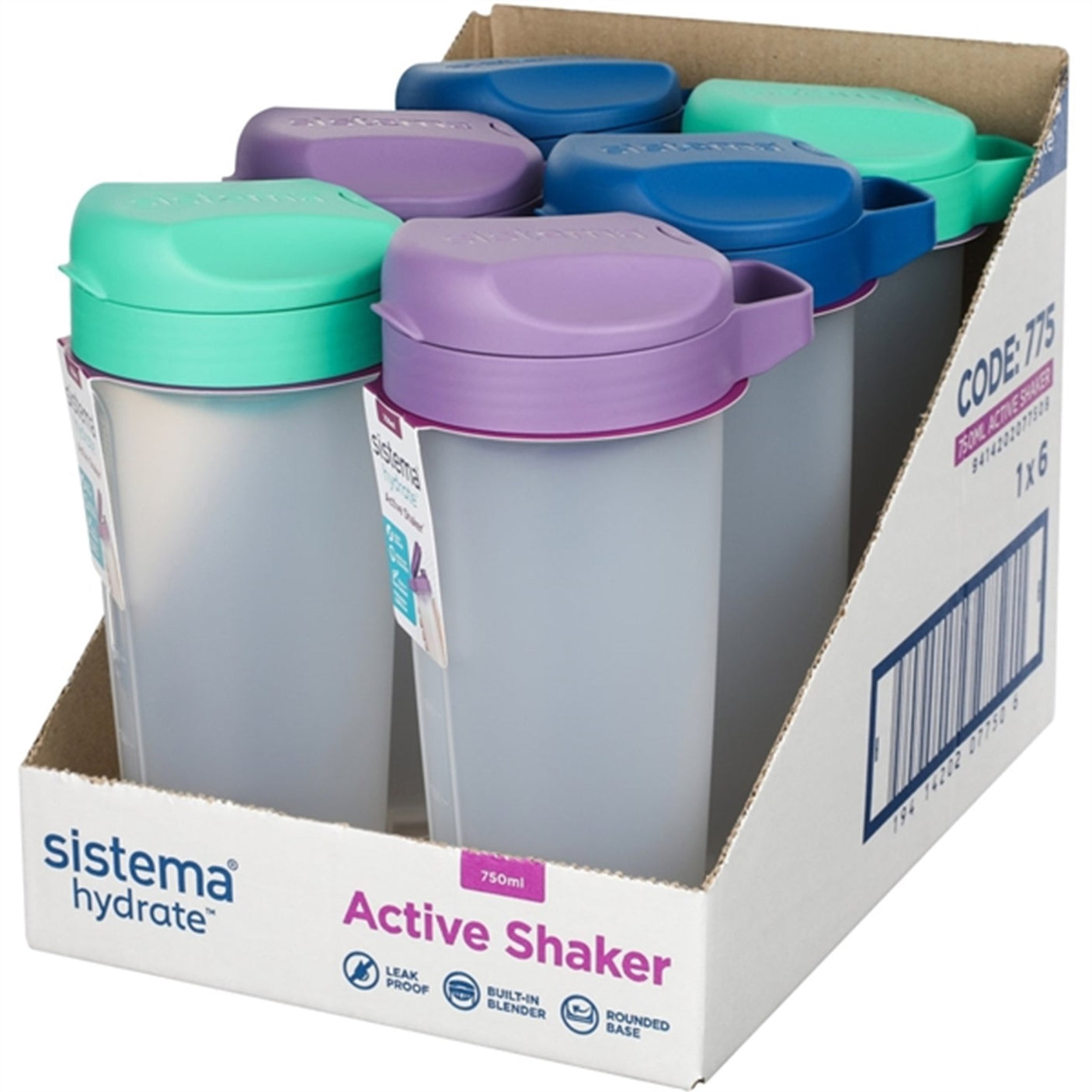 Sistema Active Shaker 750 ml Minty Teal