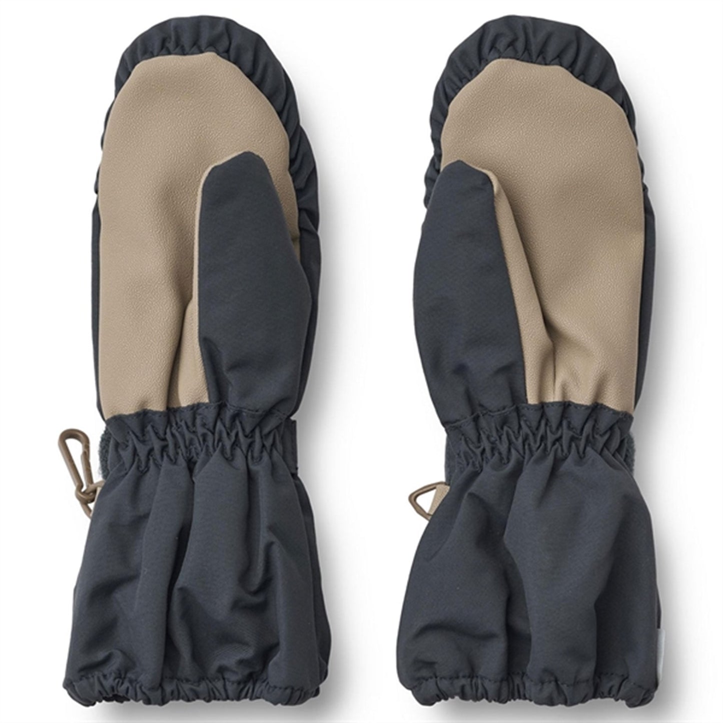Wheat Mittens Tech Dark Blue