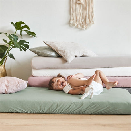 Leander Sheet for Baby Bed 2-Pack Sage Green