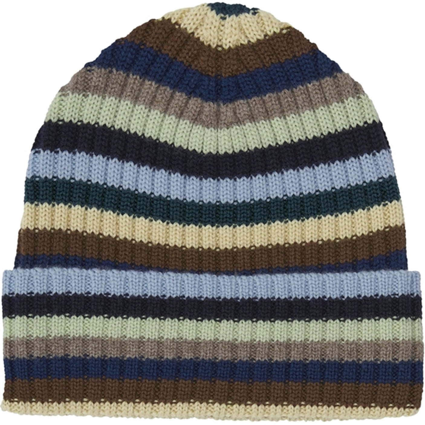 FUB Rib Beanie Multi Stripe