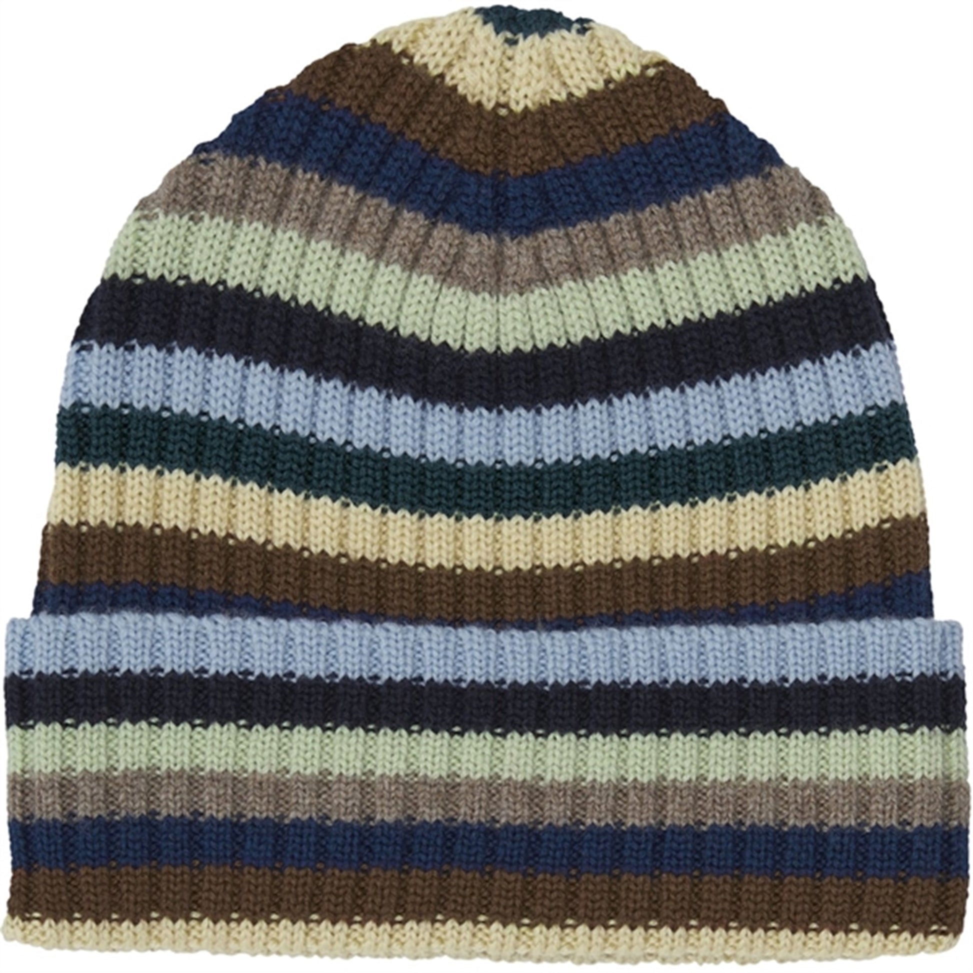 FUB Rib Beanie Multi Stripe