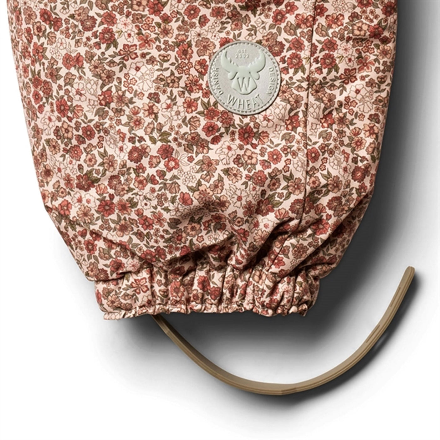 Wheat Snowsuit Nickie Tech Rose Dust Flowers