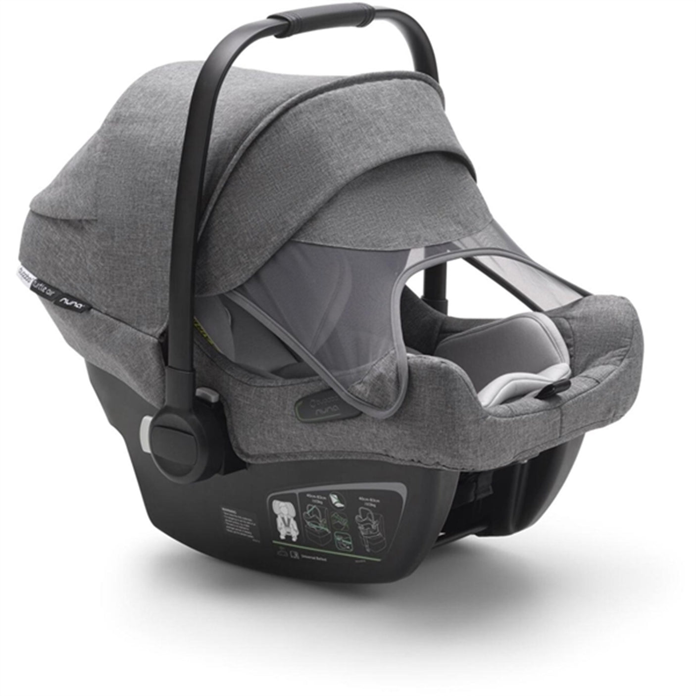 Bugaboo Turtle Air by Nuna Grey Melange