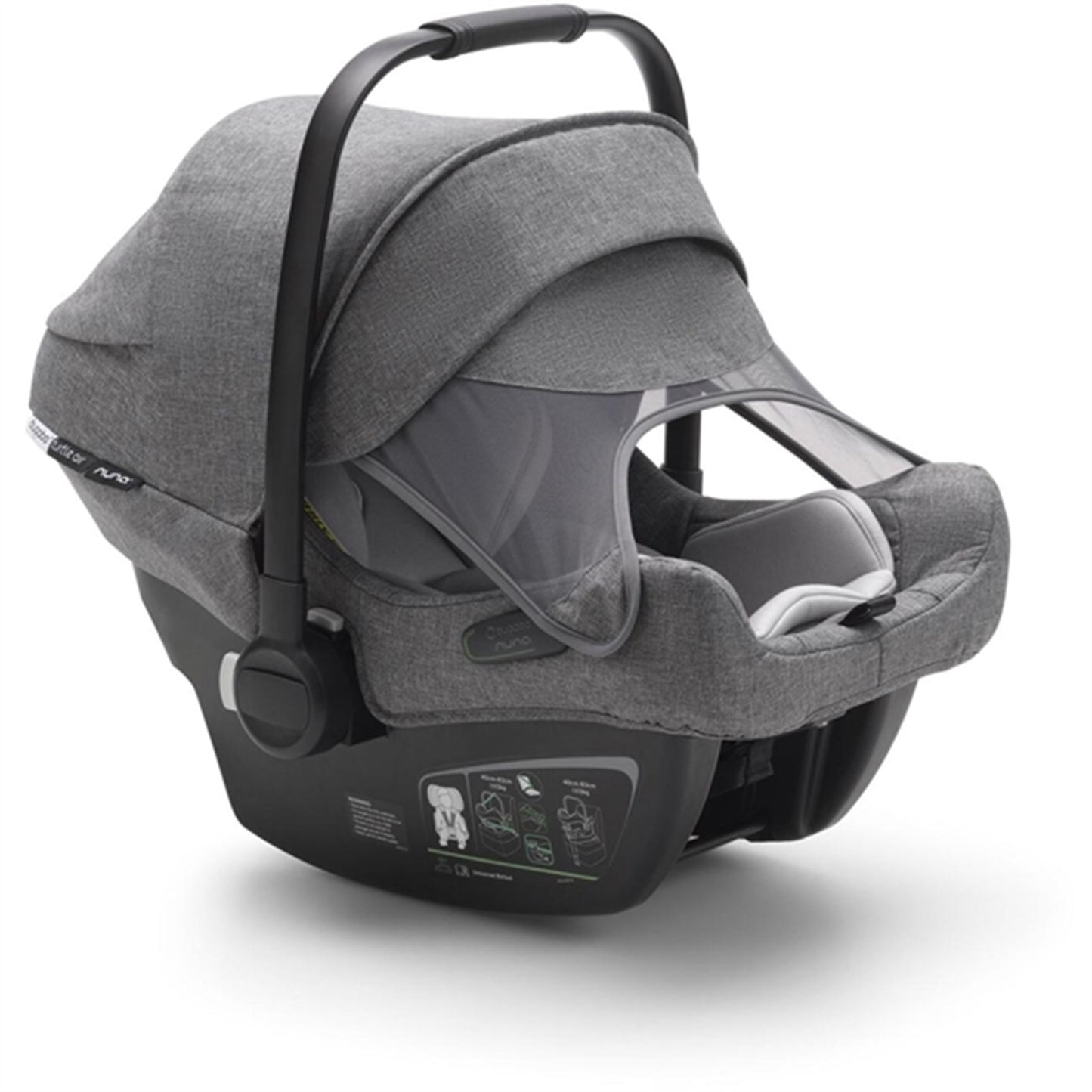 Bugaboo Turtle Air by Nuna Grey Melange