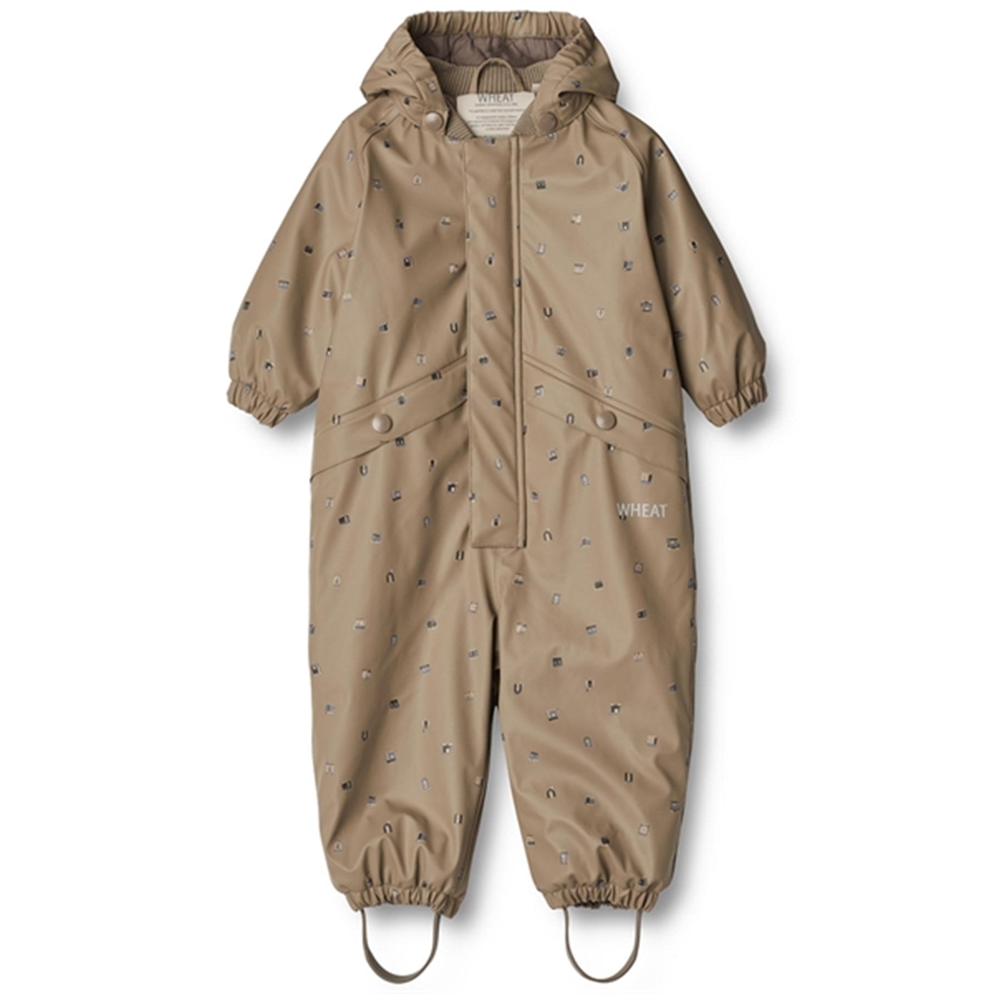 Wheat Rain Suit Aiko Thermo Dry Grey Houses