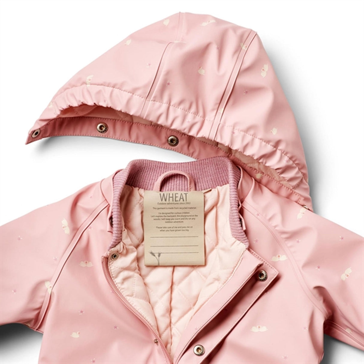 Wheat Rainsuit Thermo Aiko Rose Swans