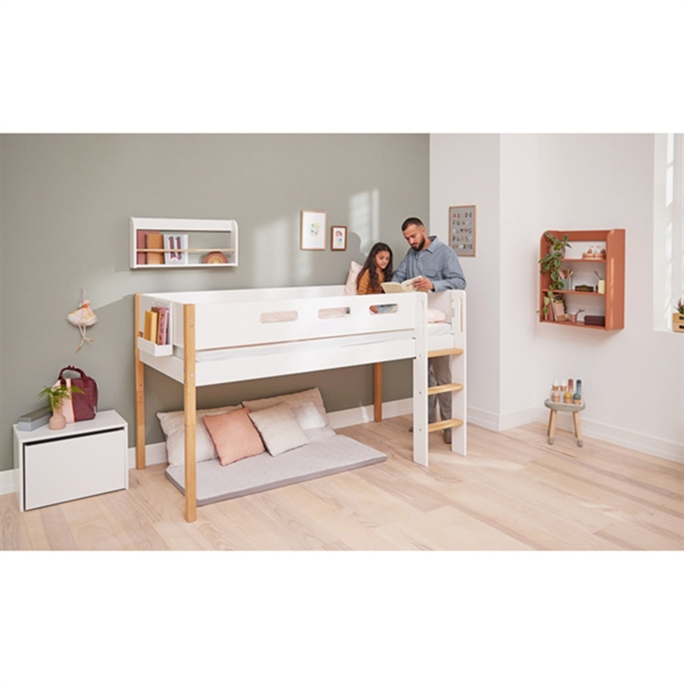 Flexa Dots Storage Bench White