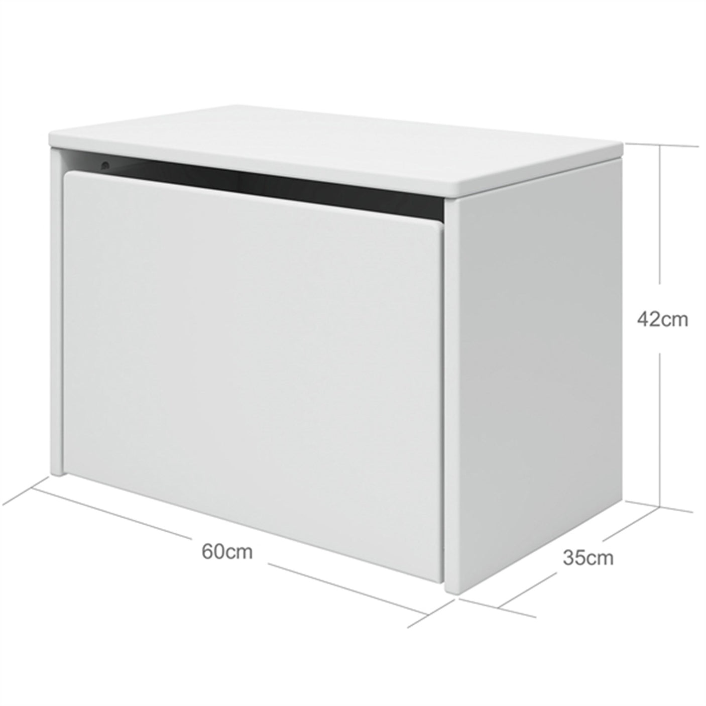 Flexa Dots Storage Bench White