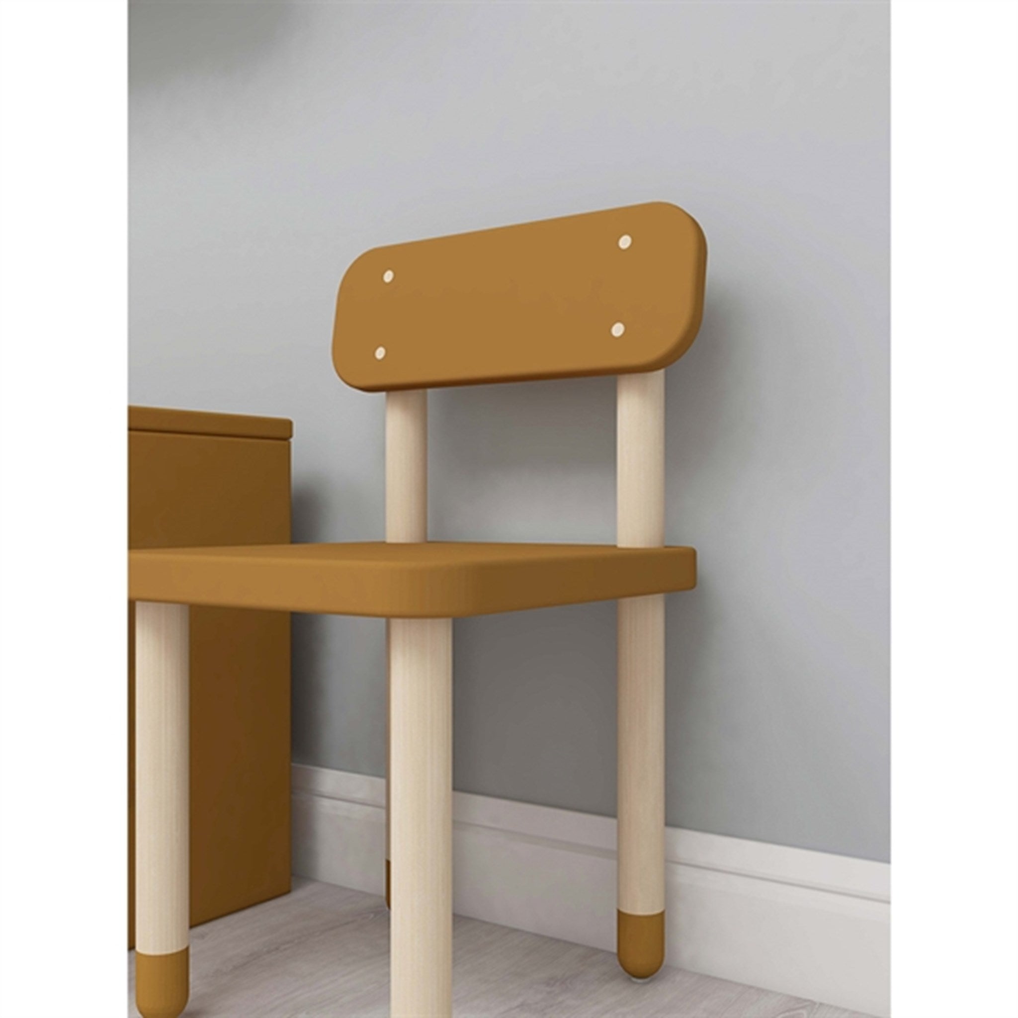 Flexa Dots Chair Mustard 3