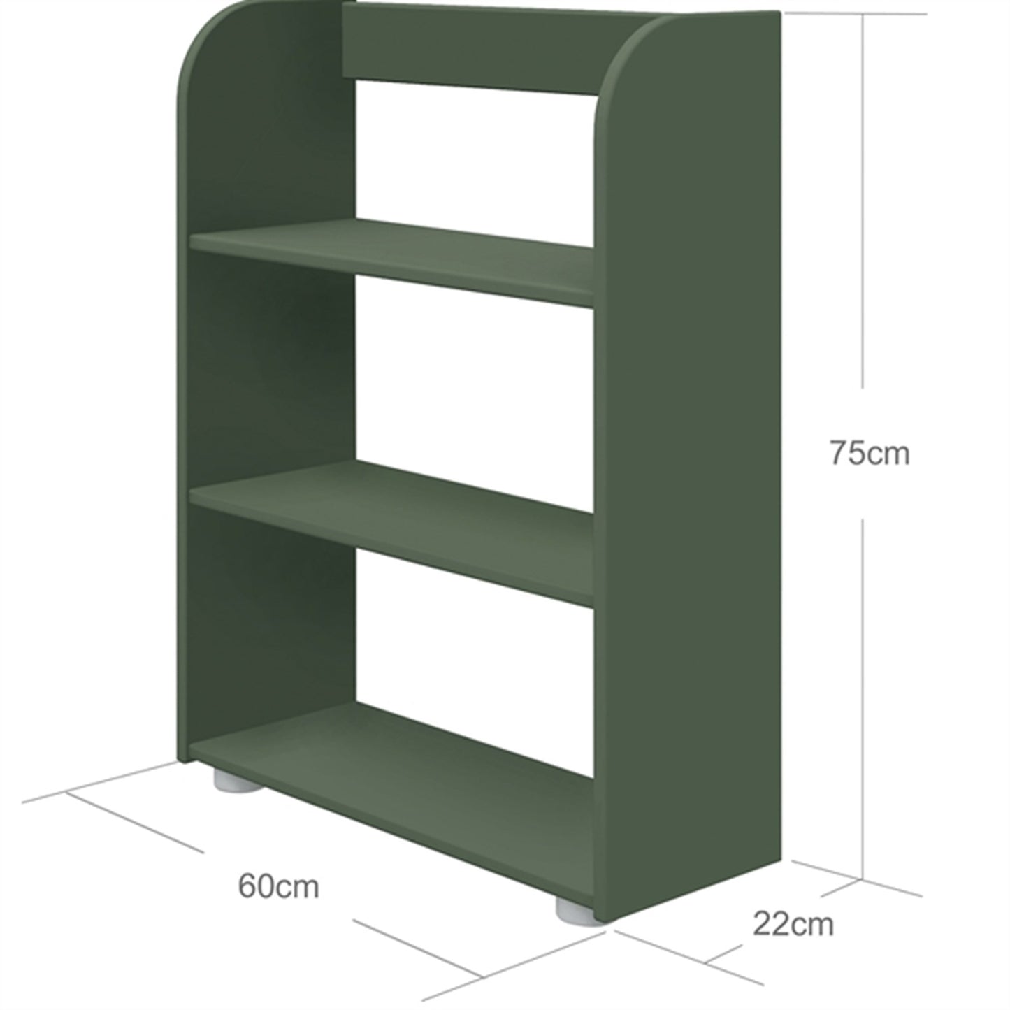 Flexa Dots Bookcase Deep Green