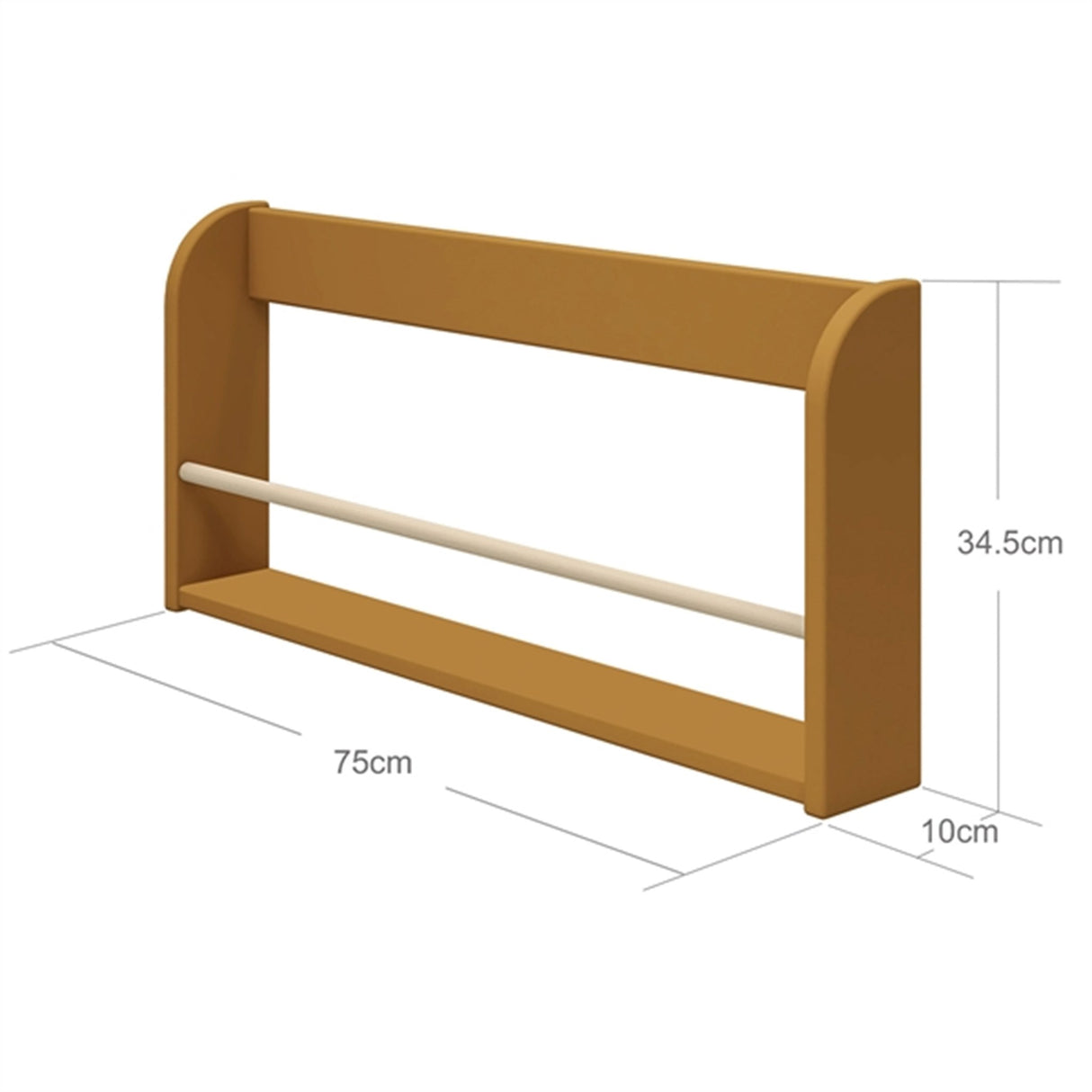 Flexa Dots Book Shelf Mustard