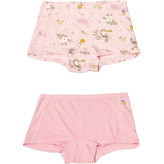 Joha Bamboo Pink AOP Hipster 2-pack