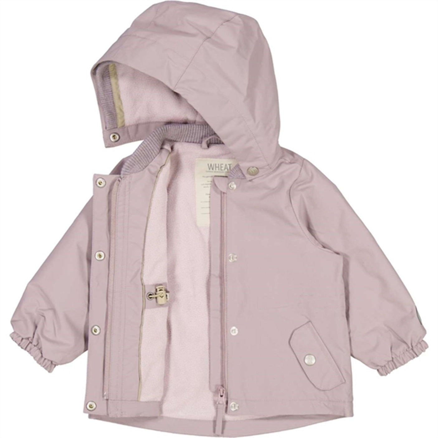 Wheat Jacket w. Fleece Gry Tech Purple Dove