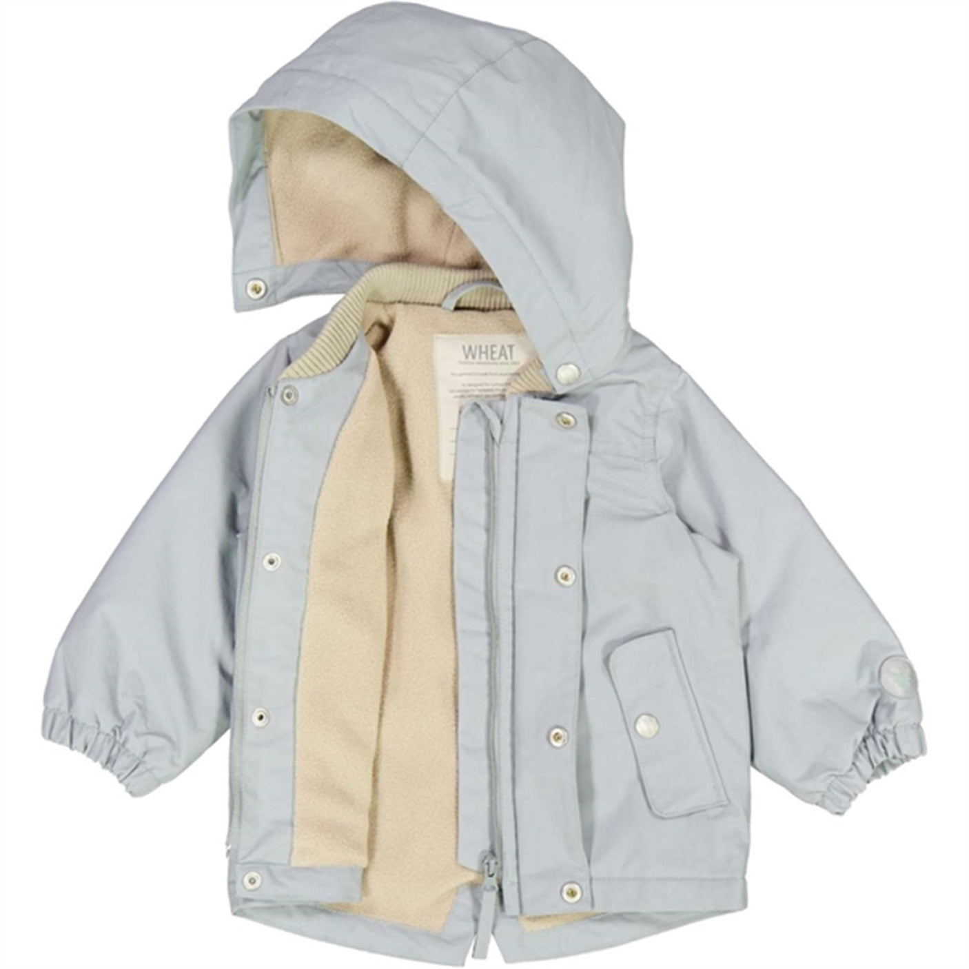 Wheat Jacket w. Fleece Karl Tech Cloudy Sky