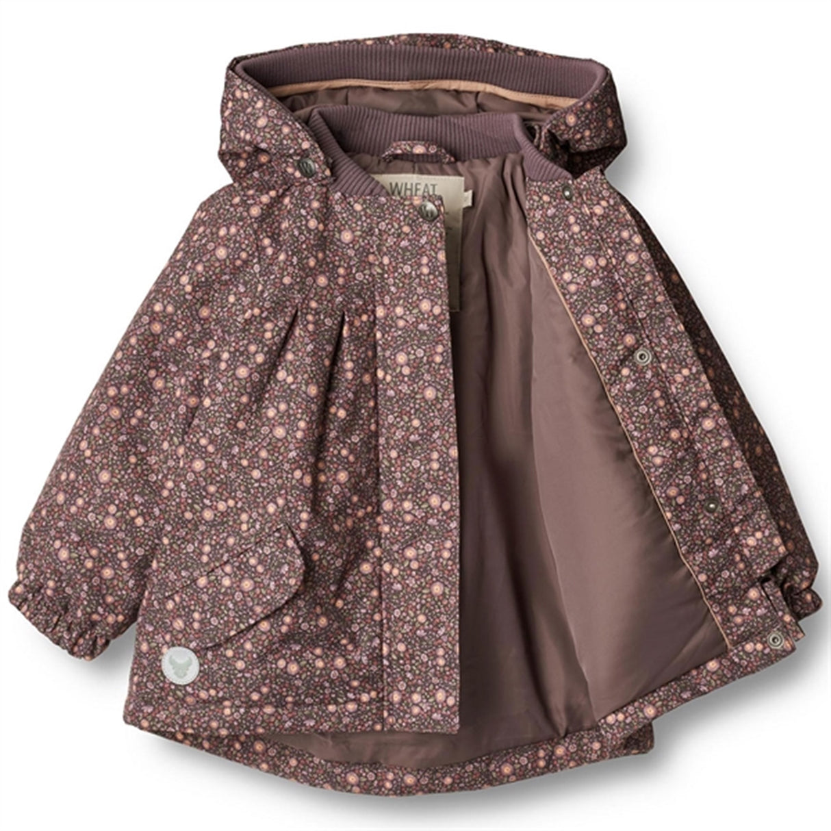 Wheat Jacket Mimmi Tech Eggplant Buttercups