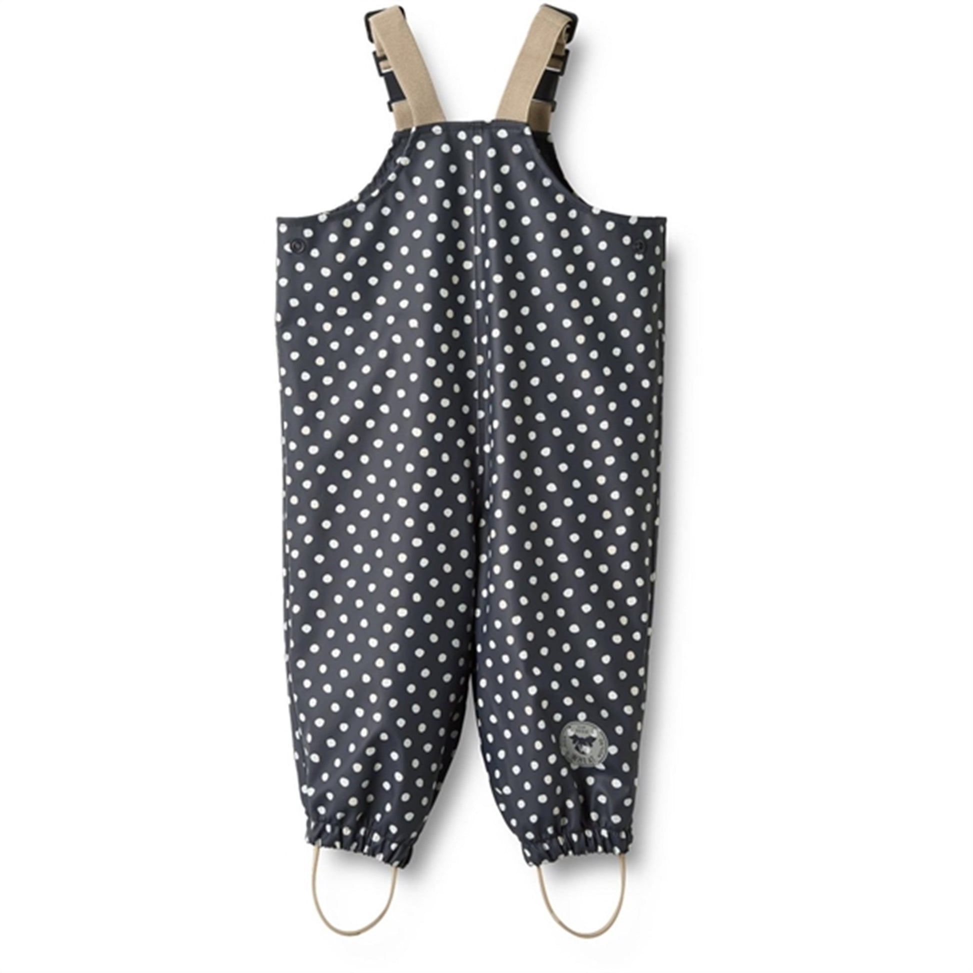 Wheat Rainwear Overall Charlo Ink Dots