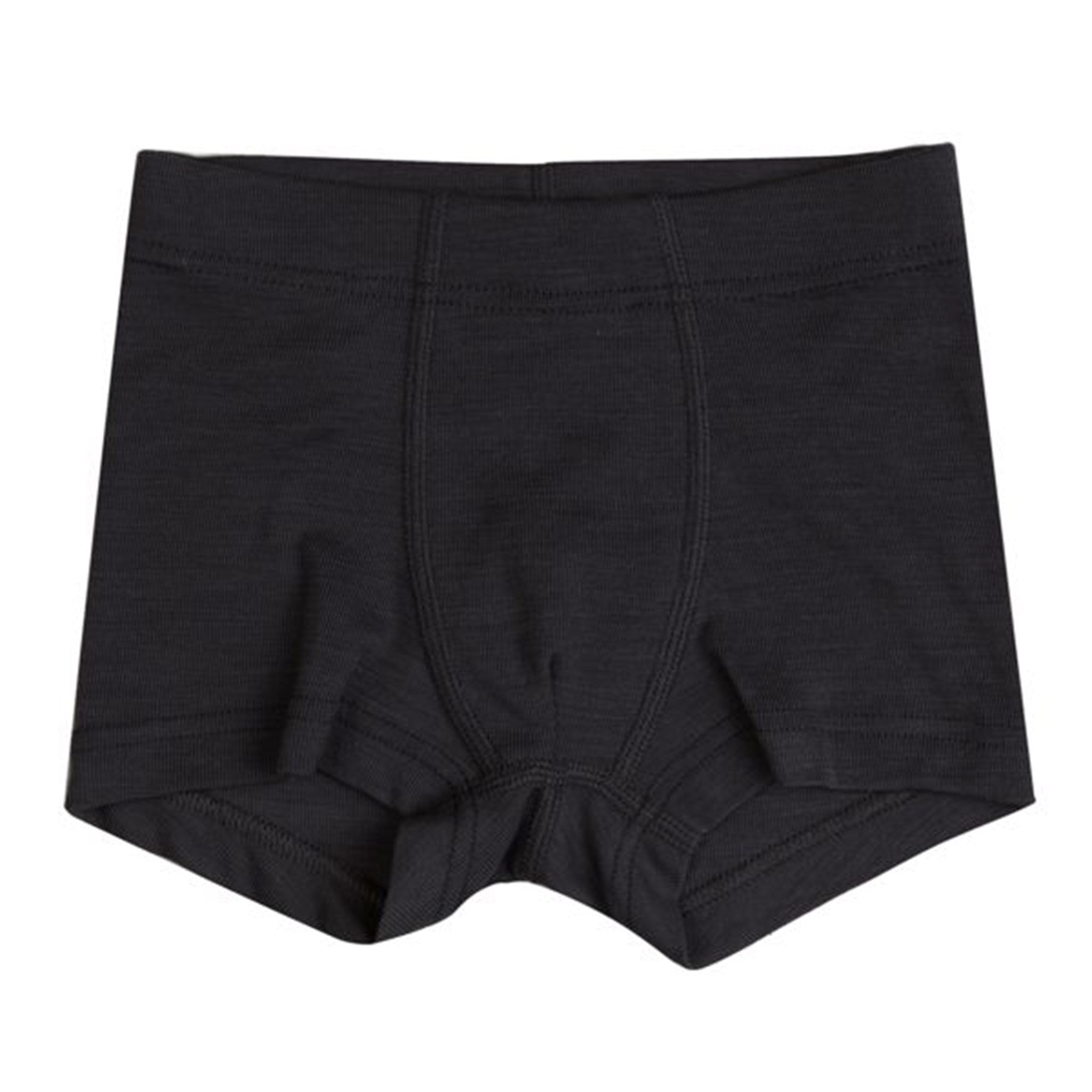Joha Wool/Silk Black Boxer Shorts