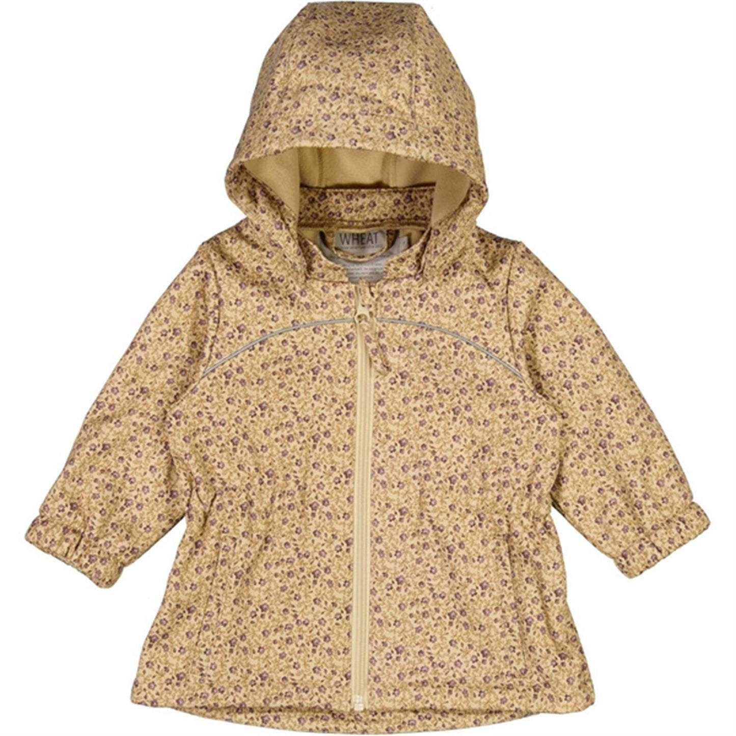 Wheat Softshell Lilac Flowers Jacket Elois