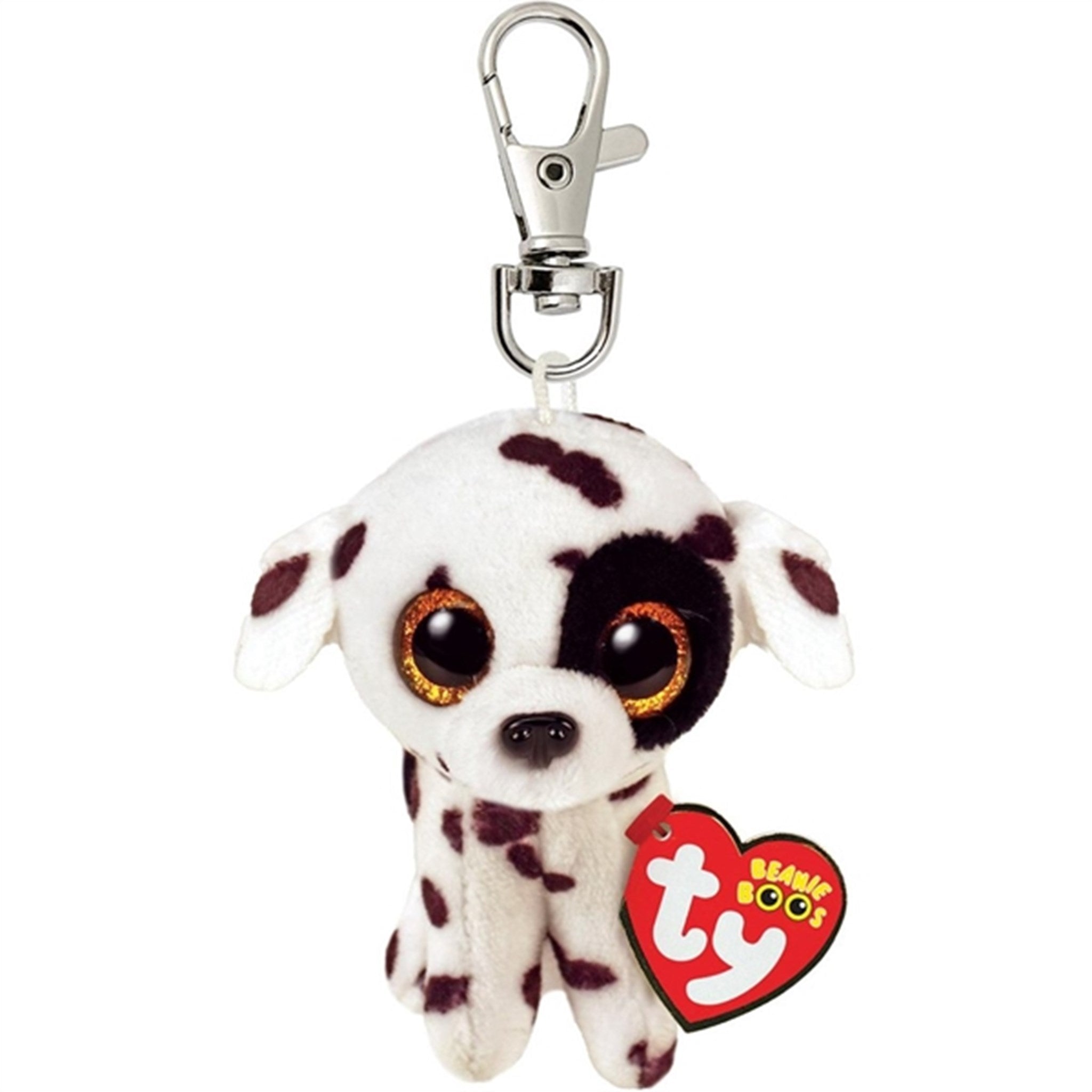 TY Beanie Boos Luther - Spotted Dog Clip