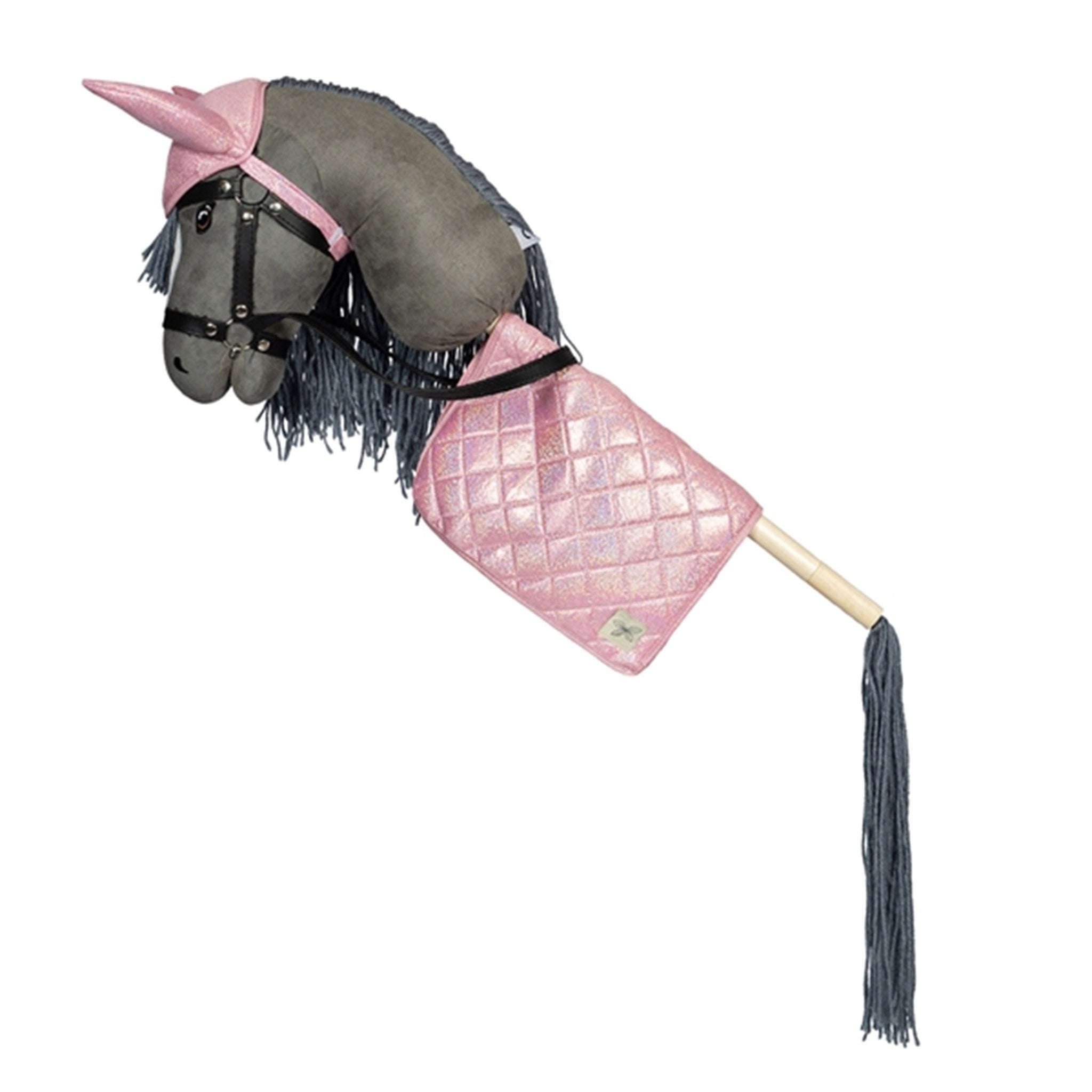 by Astrup Hobby Horse Saddle Pad and Hut - Pink 2