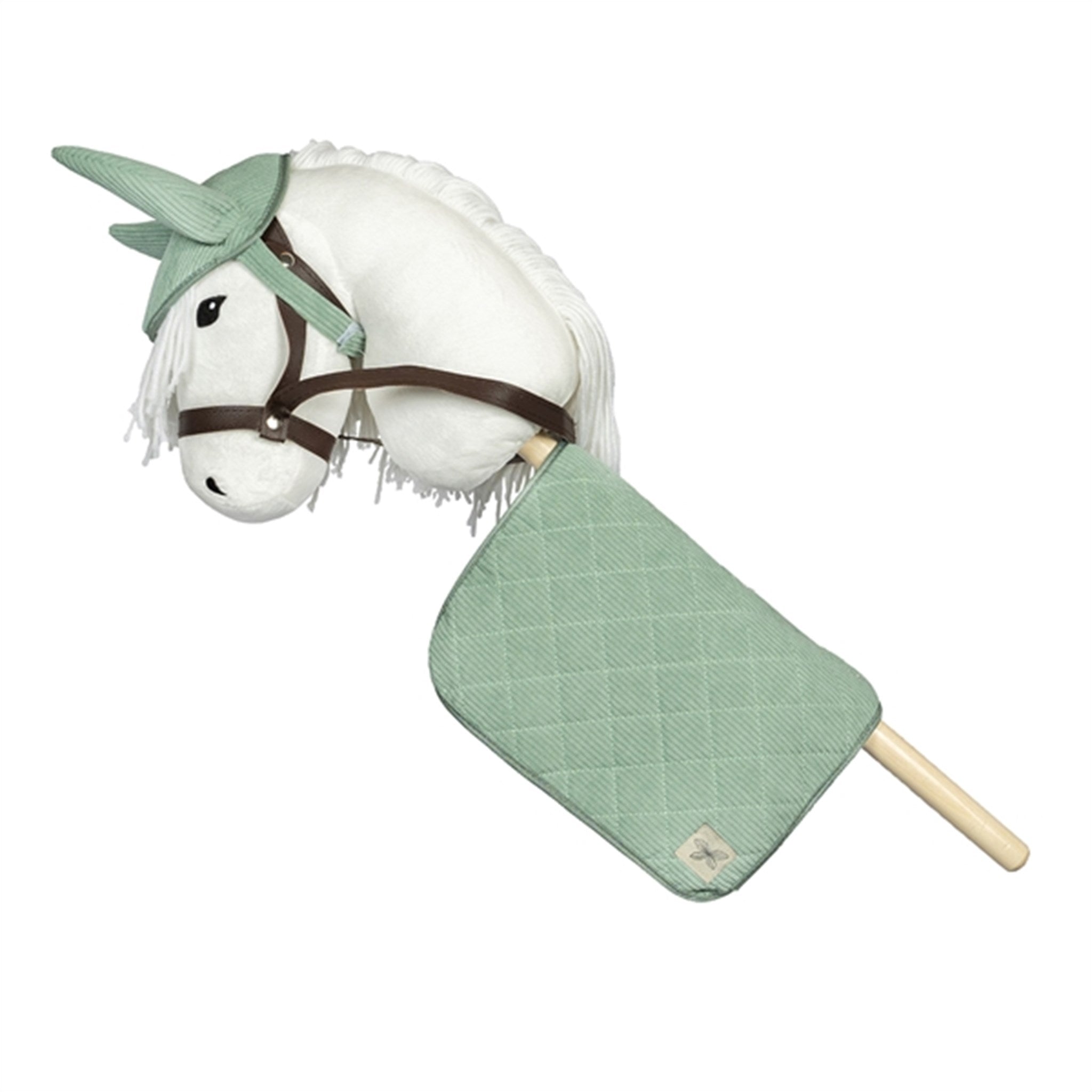 by Astrup Hobby Horse Saddle Pad and Hut - Green 2