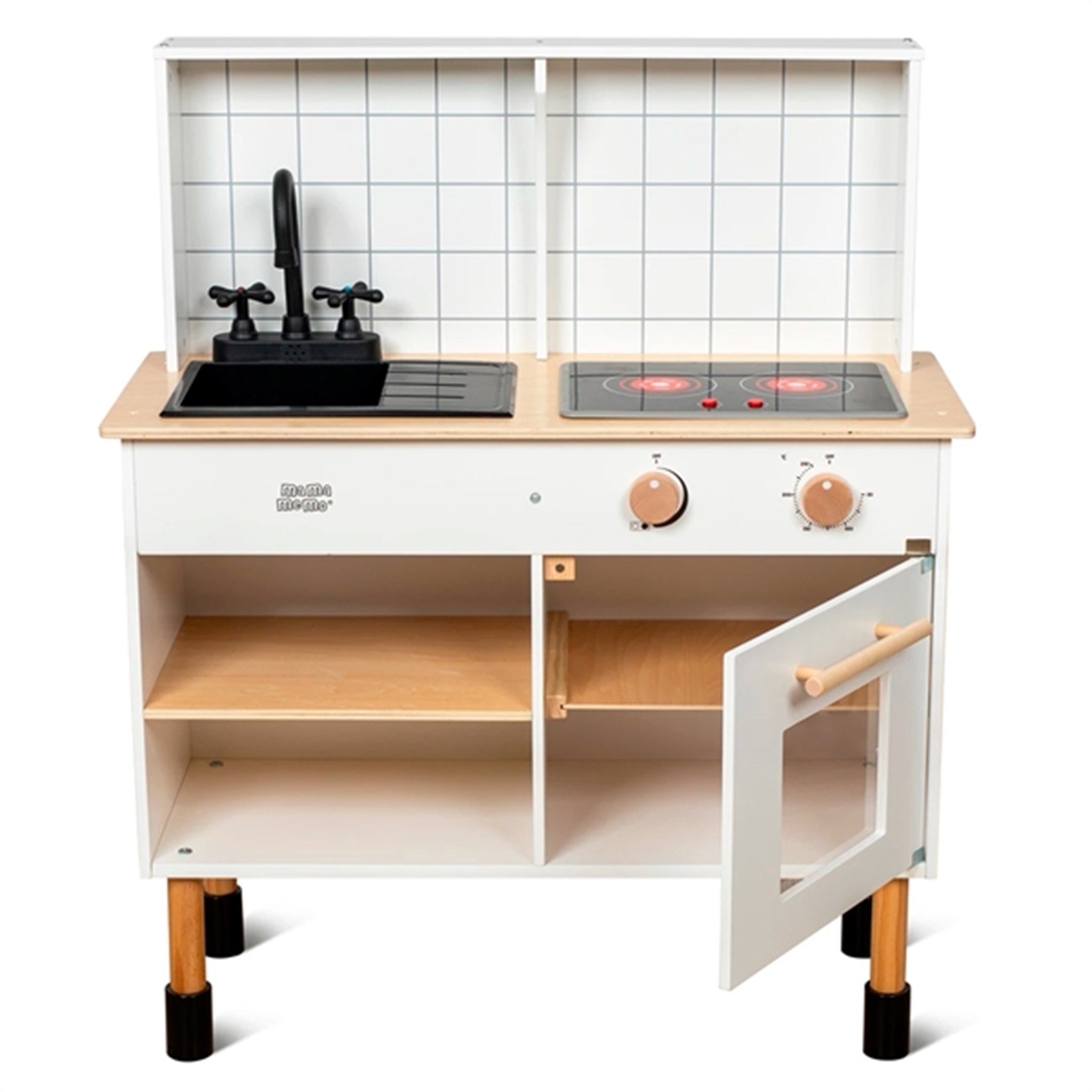 MaMaMeMo Play Kitchen with Electric Hob 2
