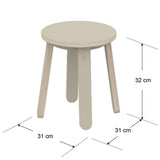 FLEXA PLAY Creative Table Stool Grey