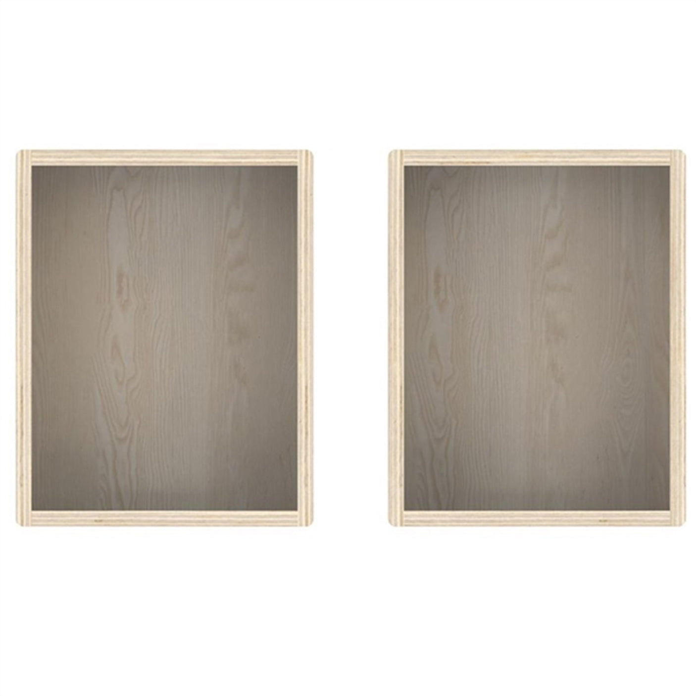 FLEXA PLAY Wooden Storage Box Set Mini Natural