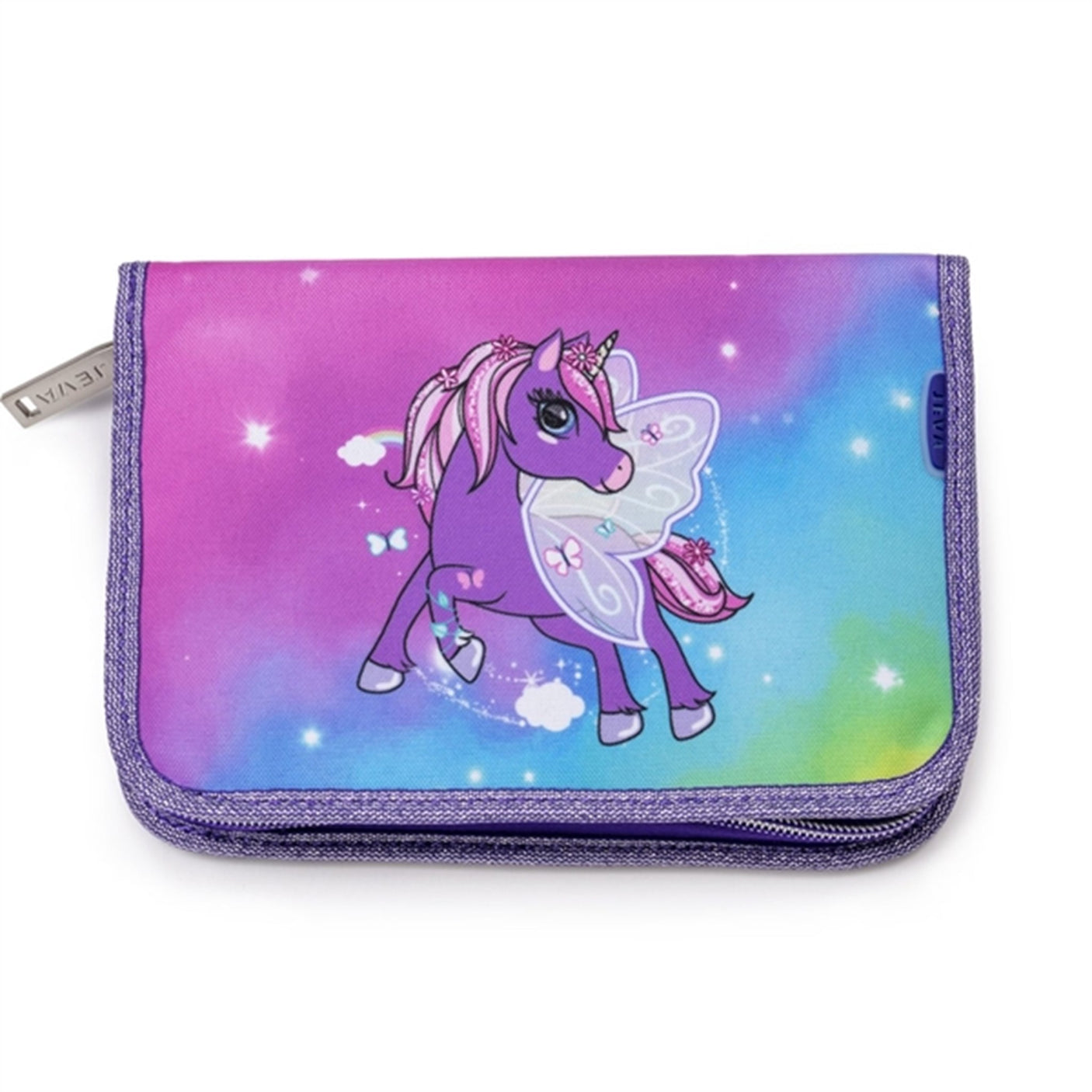 JEVA Pencil Case Rainbow Alicorn