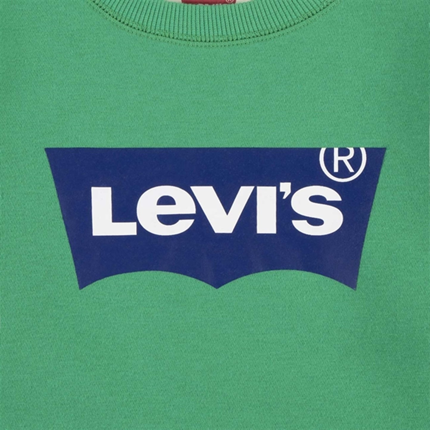 Levi's Batwing Crewneck Sweatshirt Bright Green