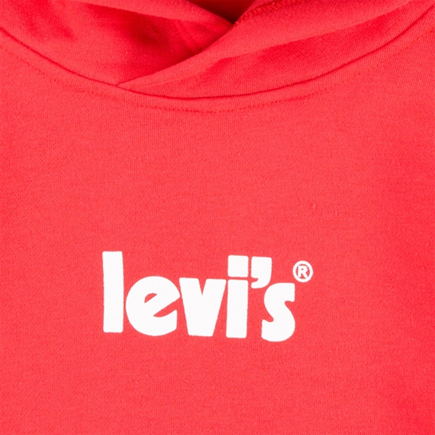 Levi's Poster Logo Pullover Hoodie Red