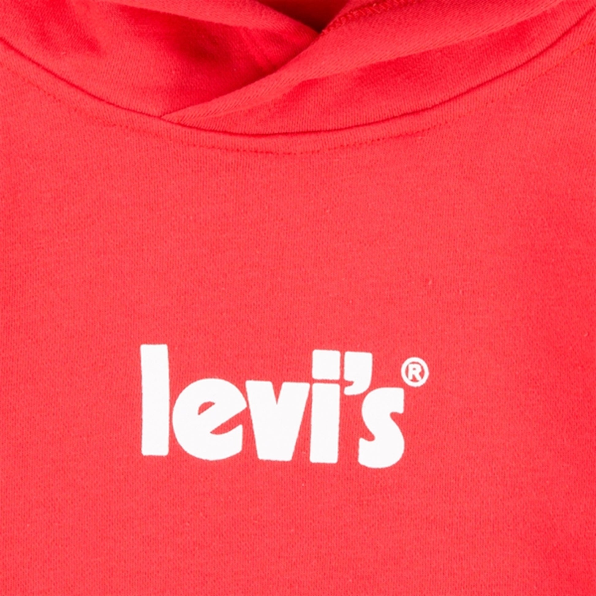 Levi's Poster Logo Pullover Hoodie Red