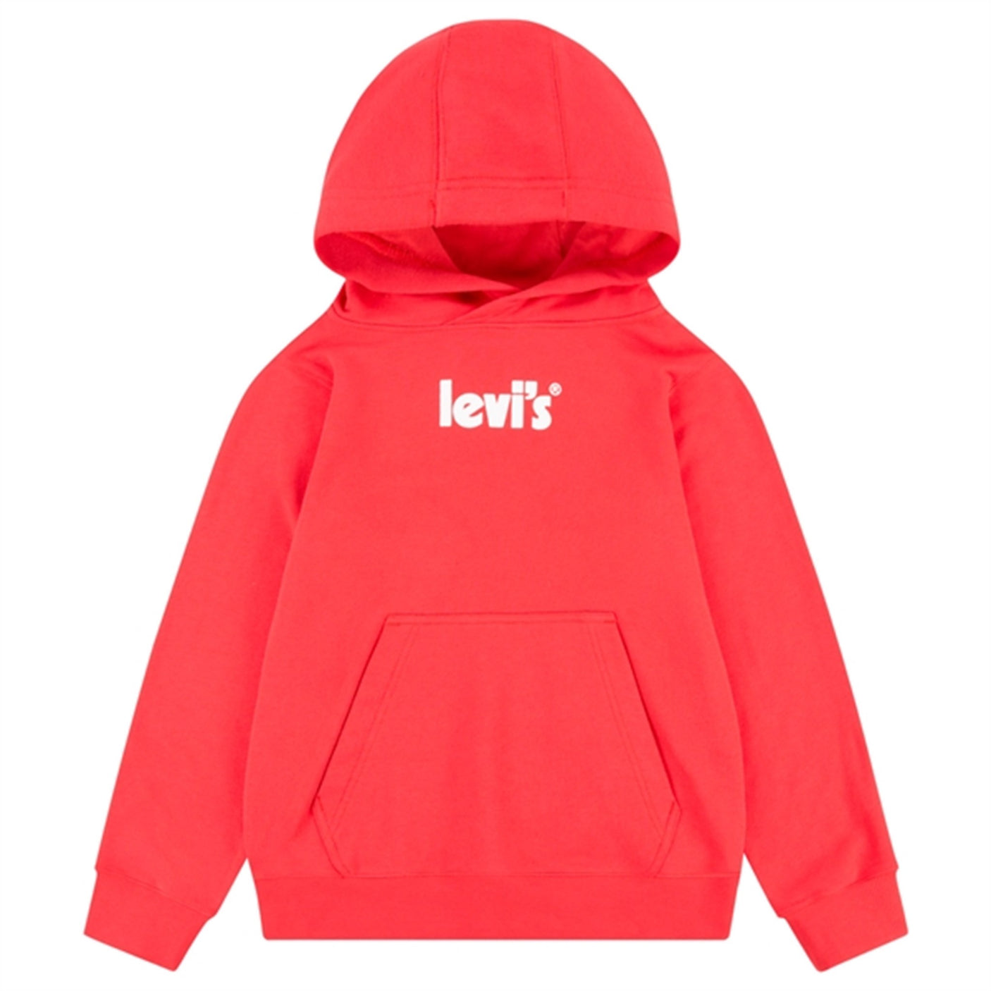 Levi's Poster Logo Pullover Hoodie Red