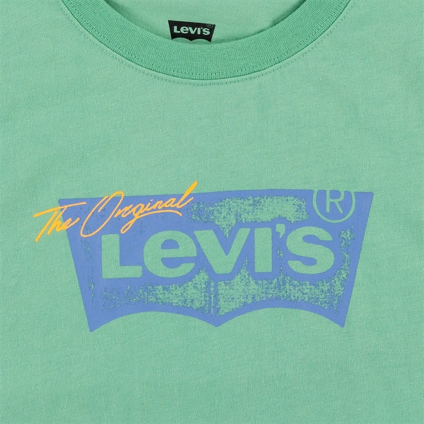 Levi's Distressed Batwing T-shirt Green