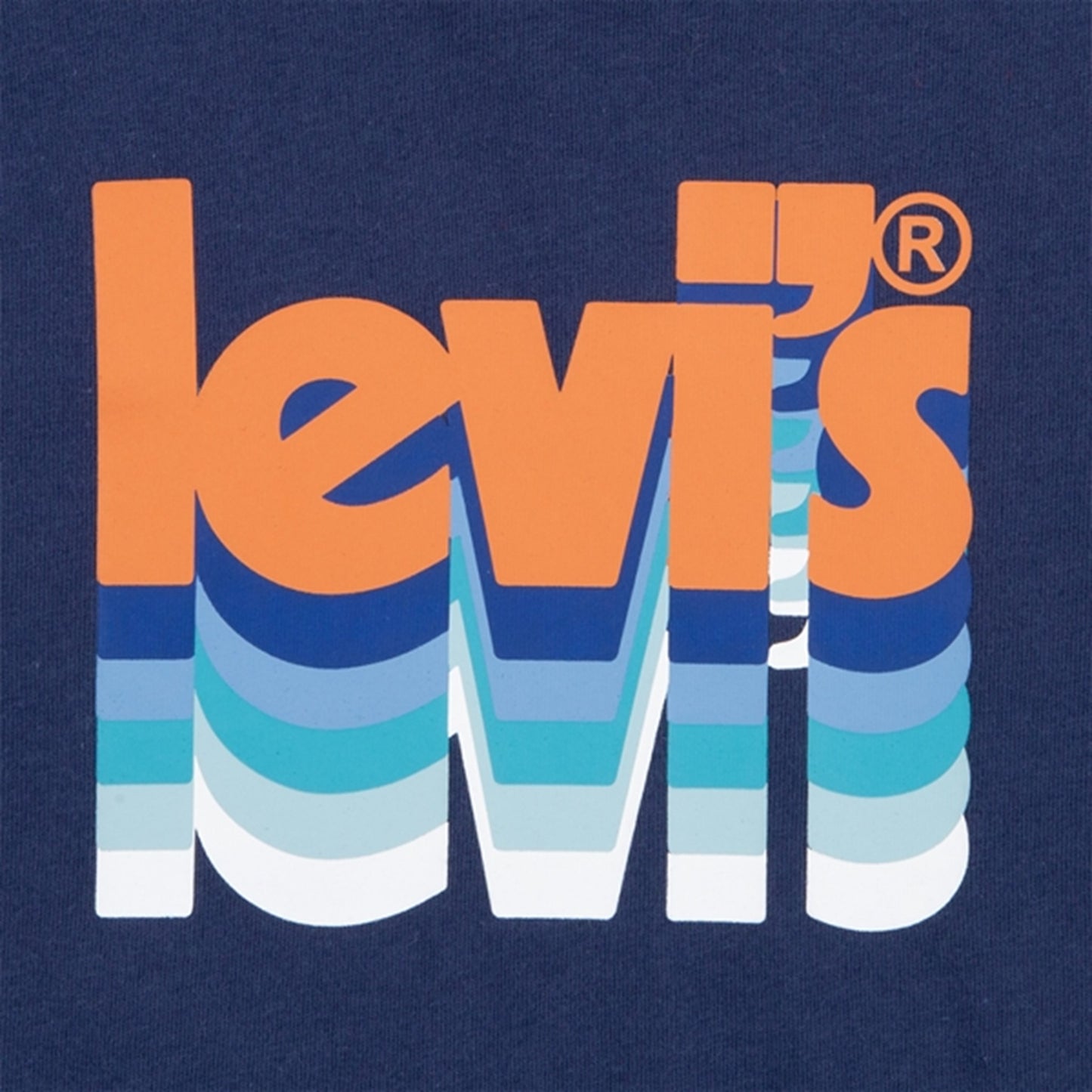 Levi's Layered Poster Logo T-shirt Blue