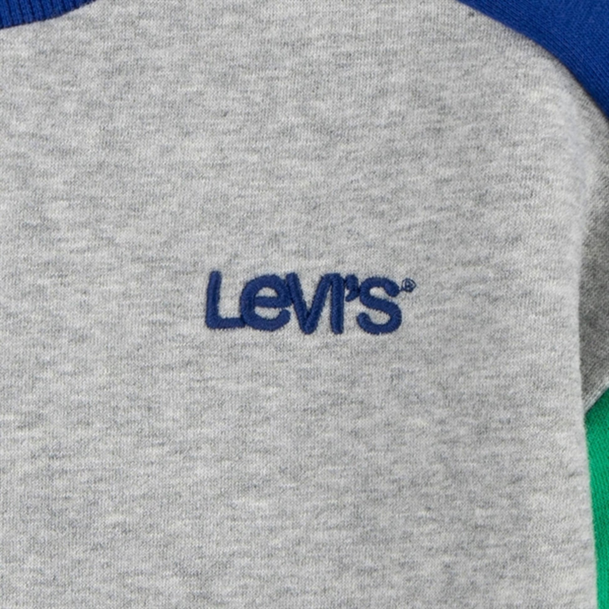 Levi's Colorblock Crewneck Sweatshirt Grey Heather