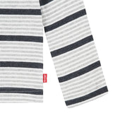 Levi's Long Sleeve Striped Thermal T-Shirt Light Grayheather
