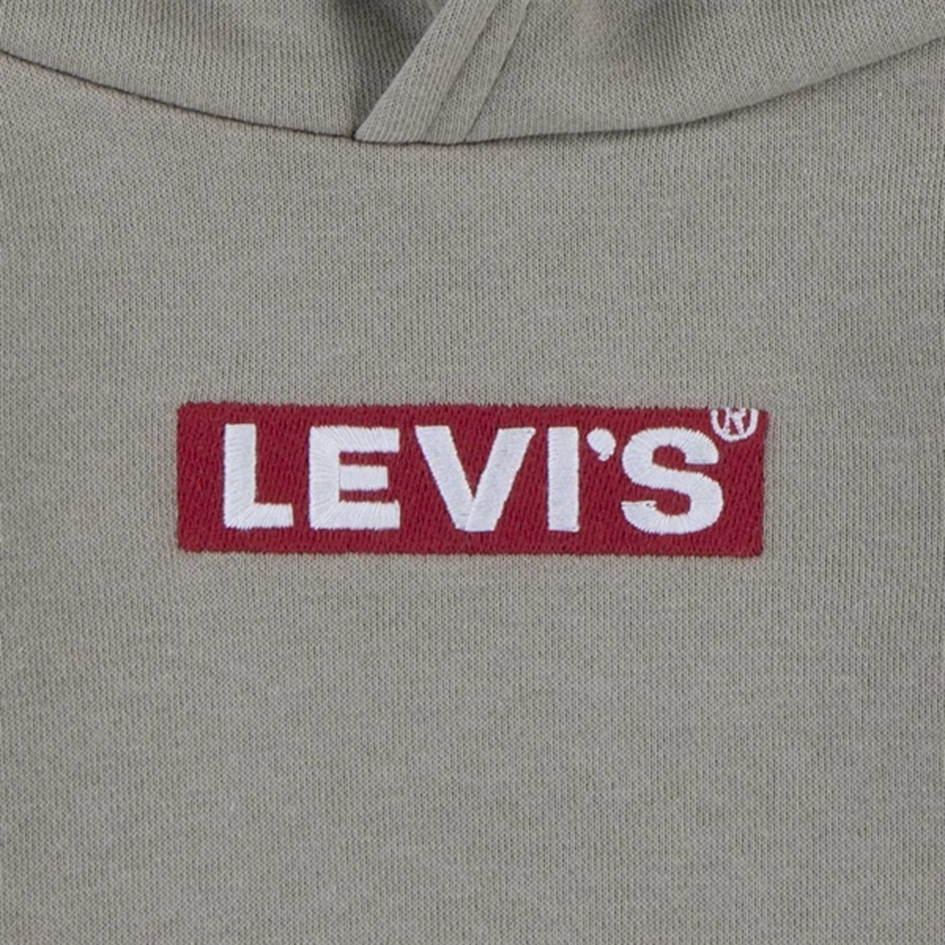 Levi's Box Tab Pullover Hoodie Rusty Aluminum