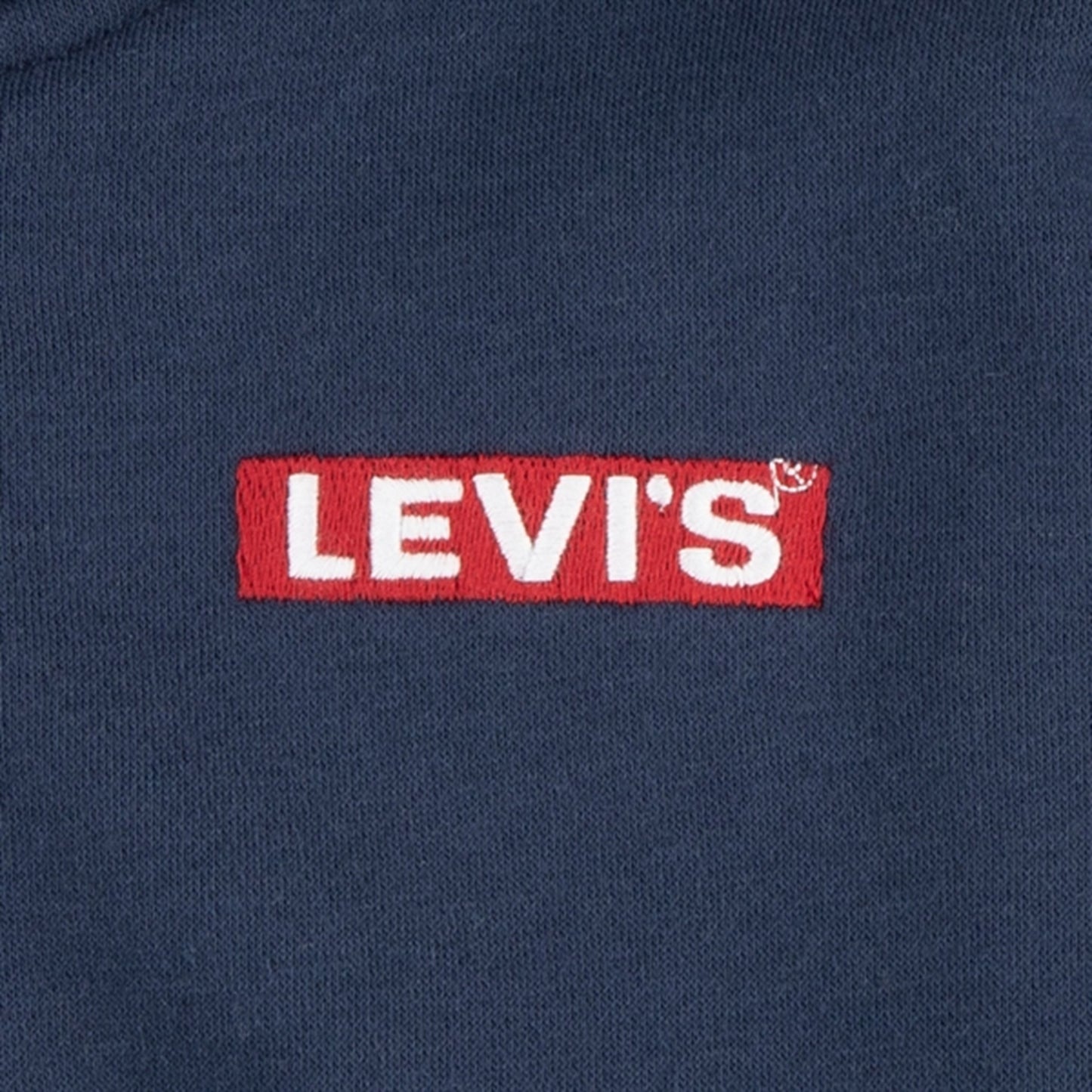 Levi's Box Tab Full Zip Hoodie Dress Blues
