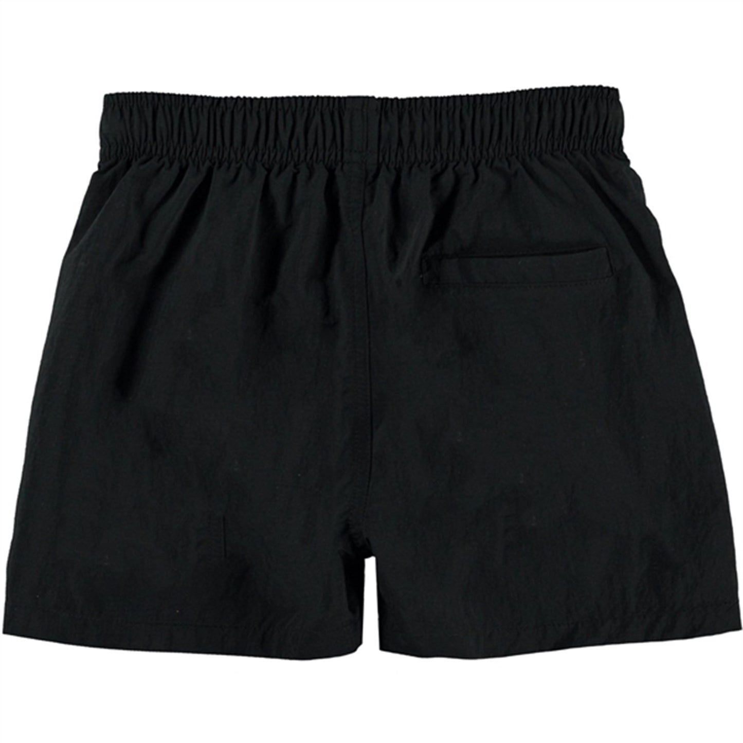 Molo Black Niko Solid Swim Trunks