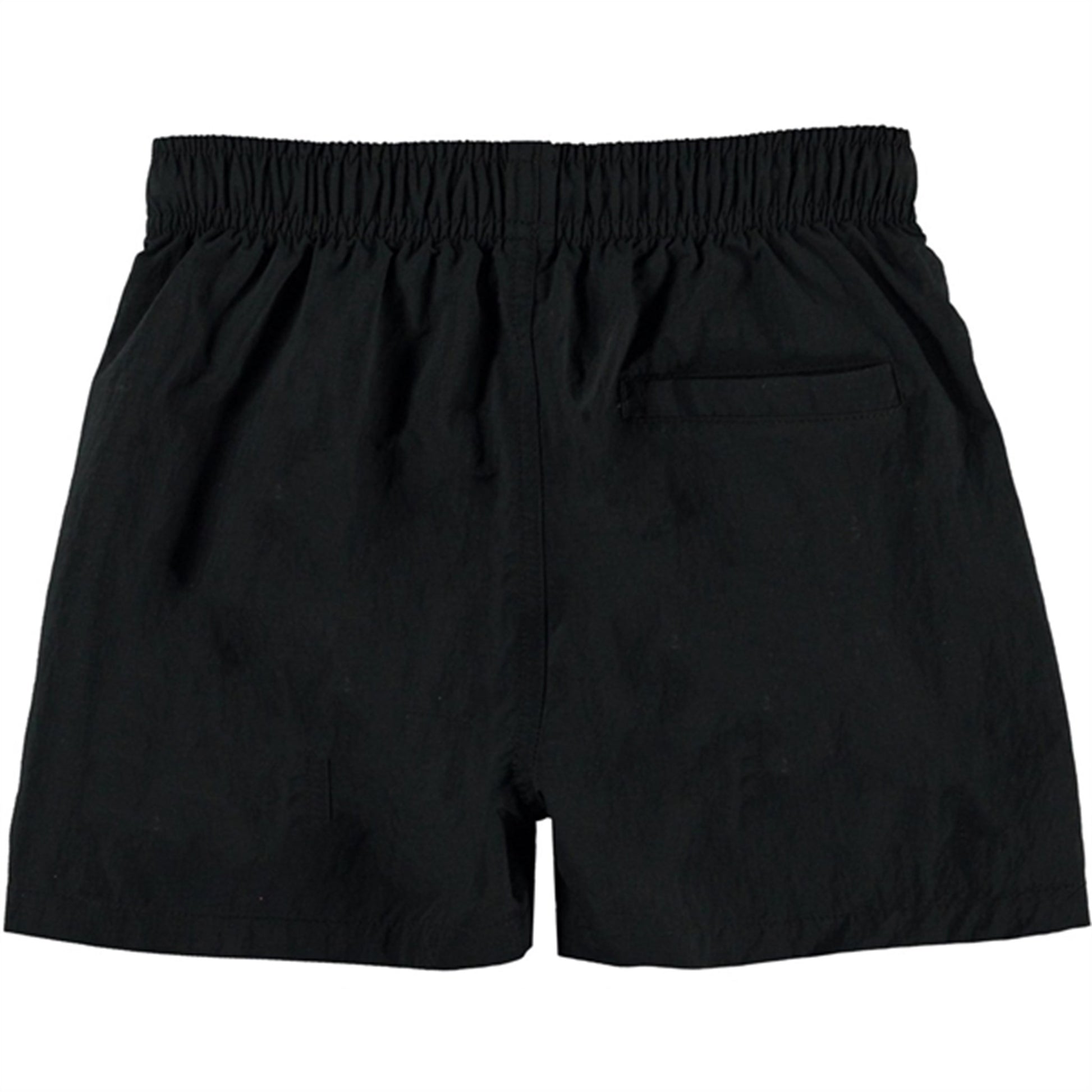 Molo Black Niko Solid Swim Trunks
