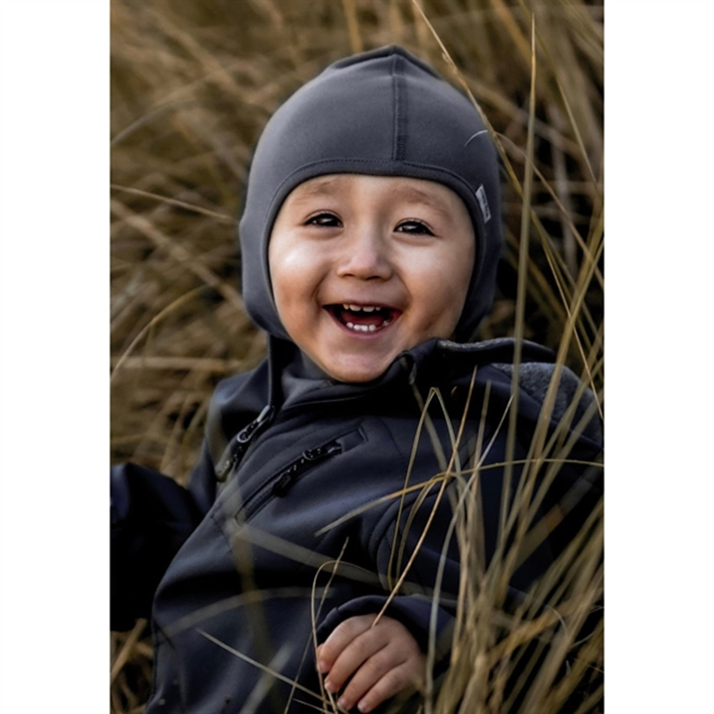 Mikk-Line Cotton Elefanthue Solid Blue Nights 2