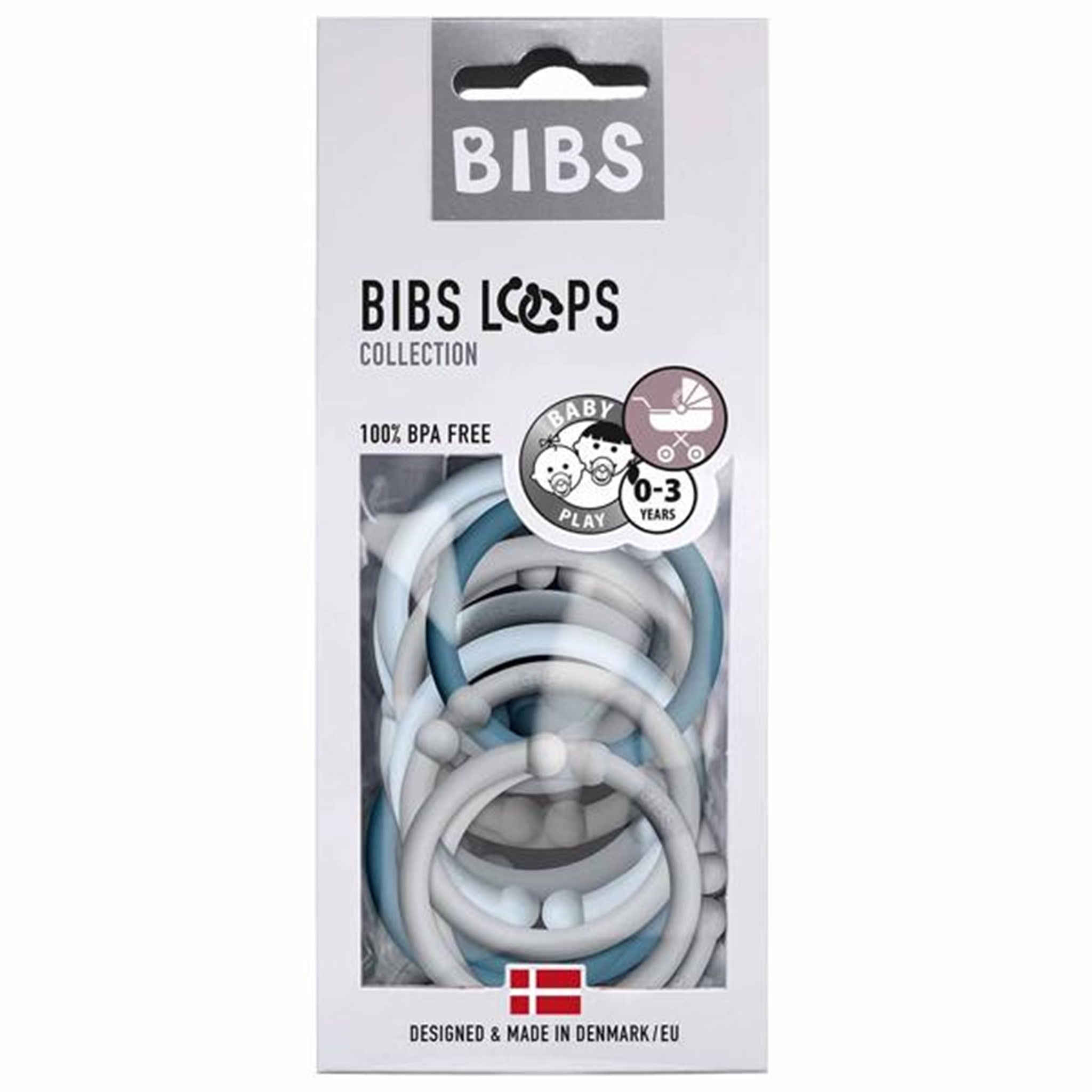 Bibs Loops Baby Pink