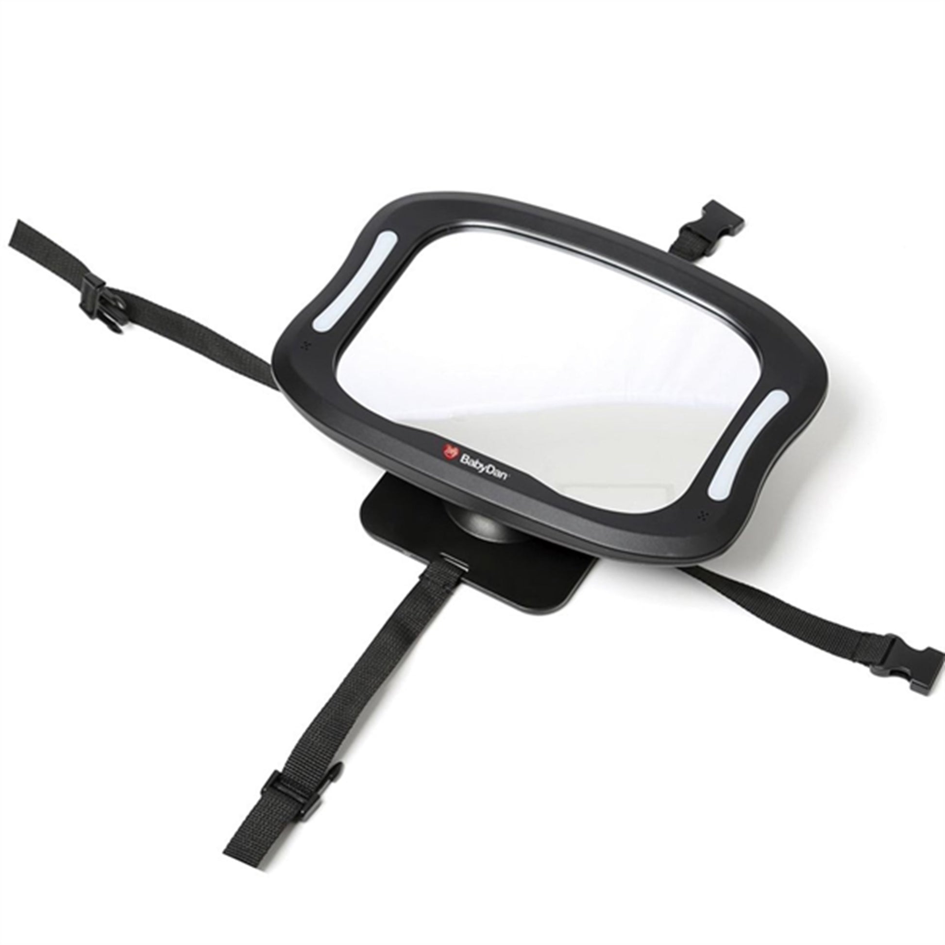 BabyDan Car Seat Mirror with LED light 28,5x19,5cm