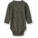 Wheat Black Coal Small Flowers Body Liv