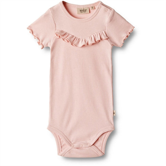 Wheat Rose Ballet Rib Body Ruffle Edith