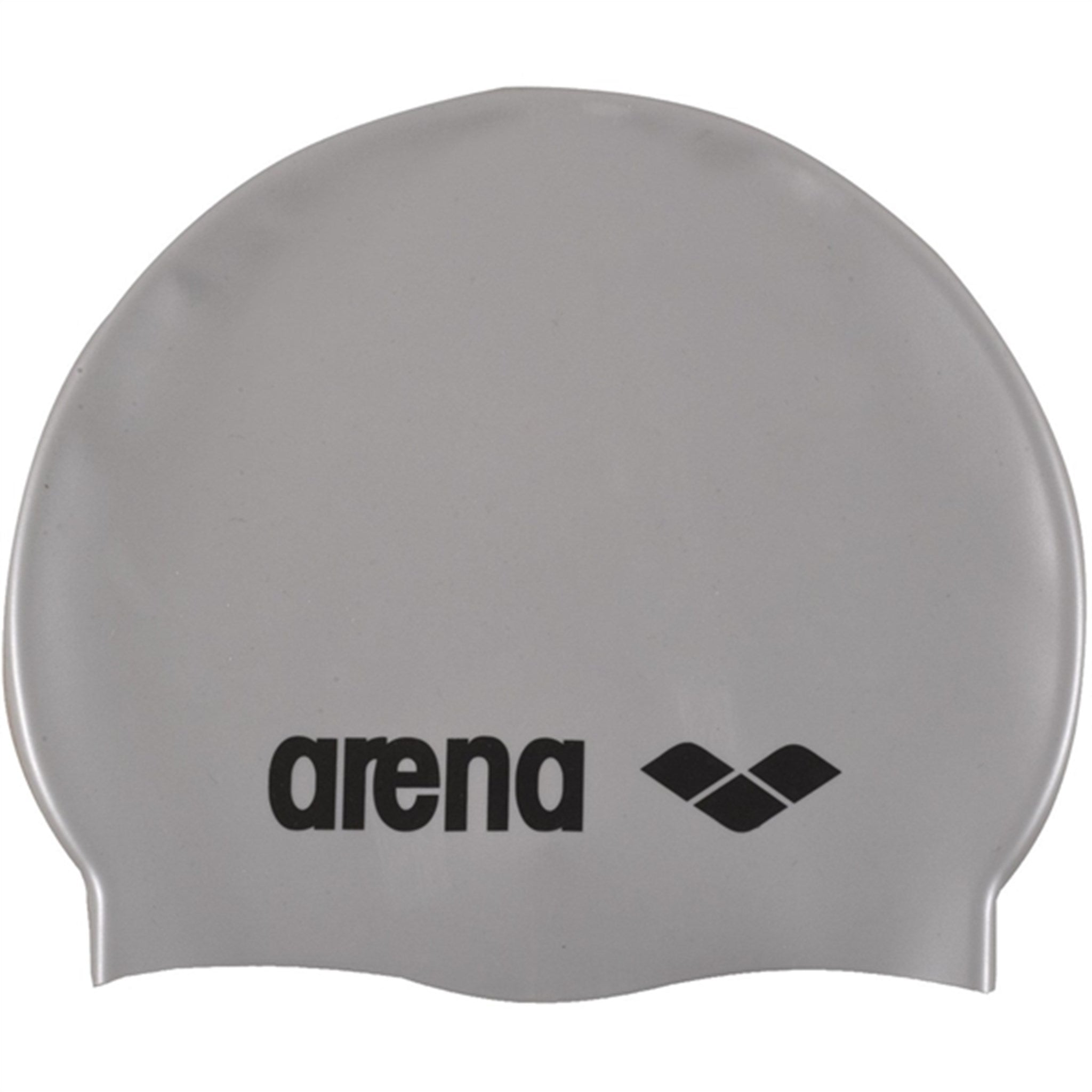 Arena Swim Cap Classic Silicone Jr Silver-Black